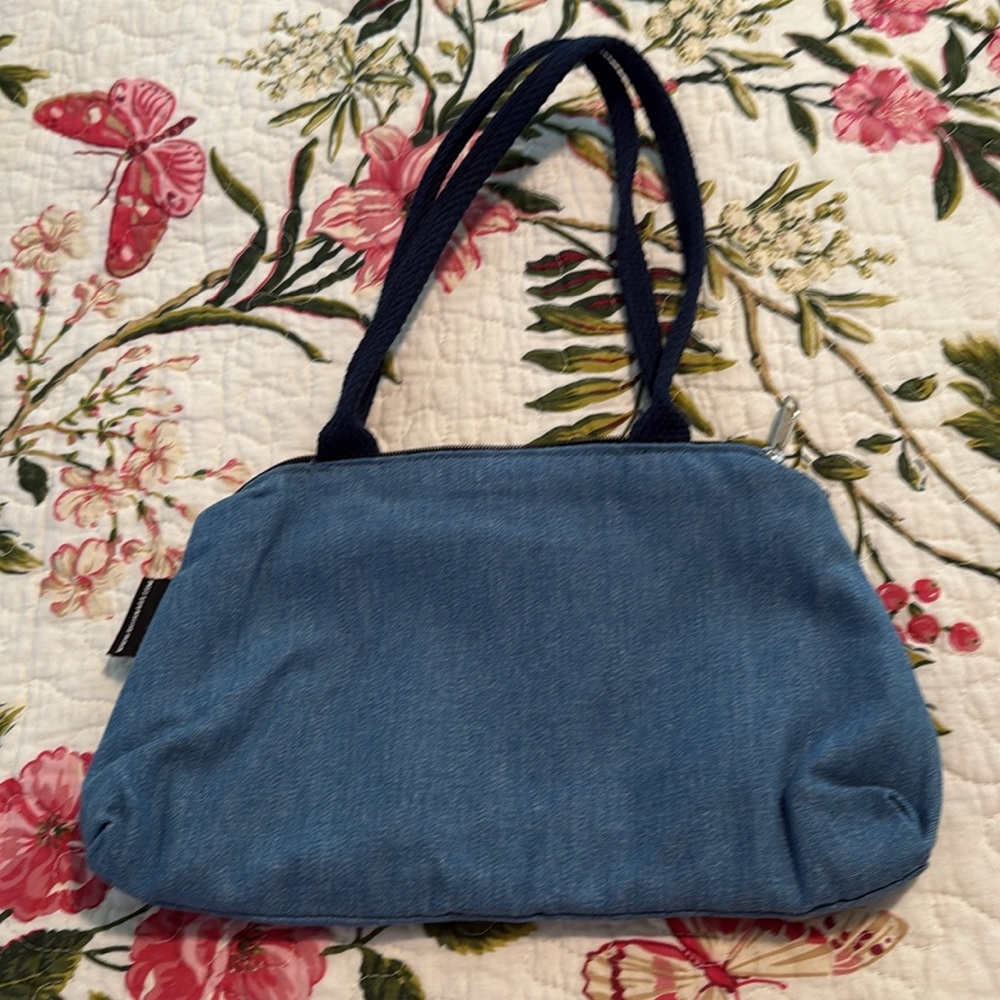 ☃️Snowman denim small bag purse handcraft Dixie Bags Like New - Picture 4 of 7
